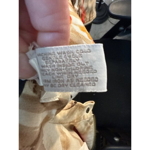 Chicos Womens Floral Print Zip-Up Jacket Size 0 Lightweight Cotton Blend EUC - Picture 6 of 6